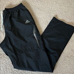 Adidas Men's Black Lined Joggers or Track Pants
